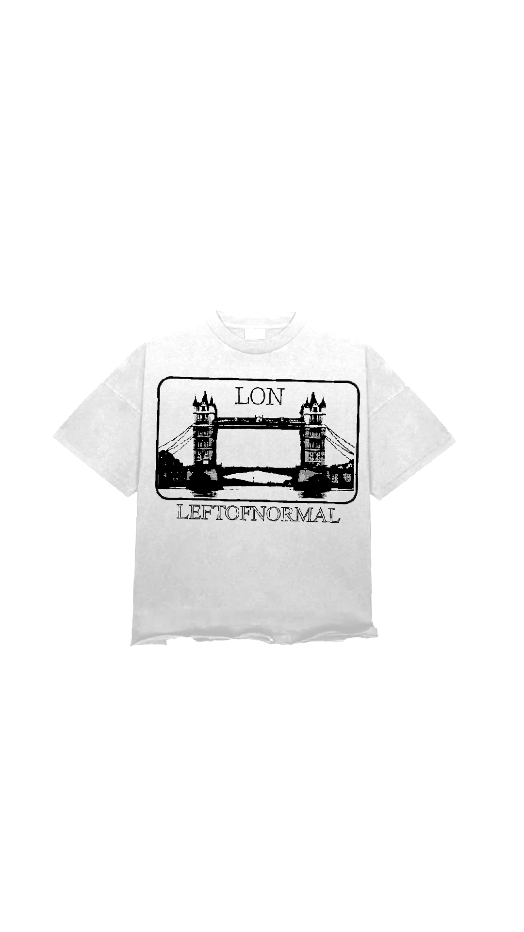 “LON(don)” white tee