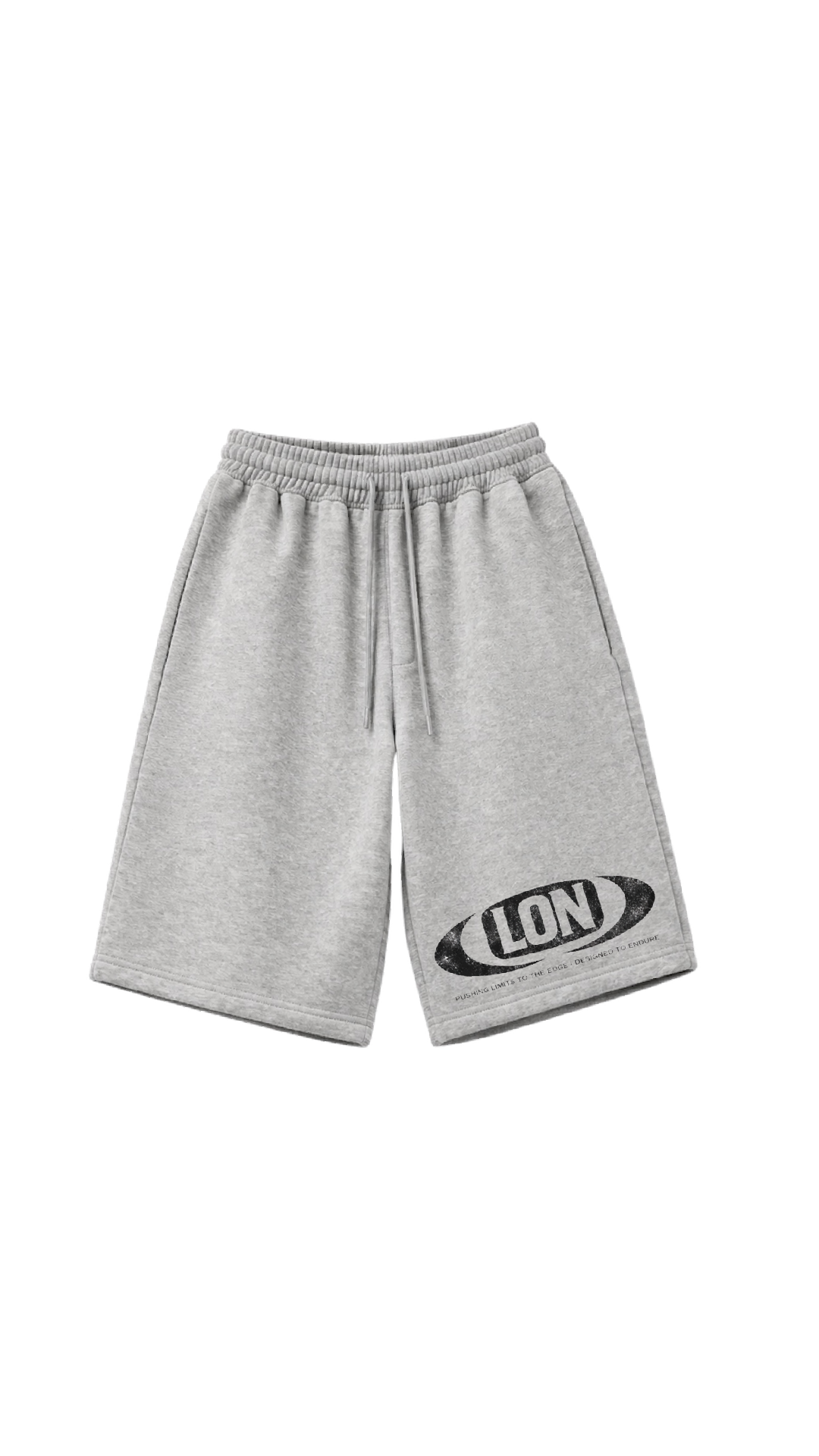 “LON” grey long shorts