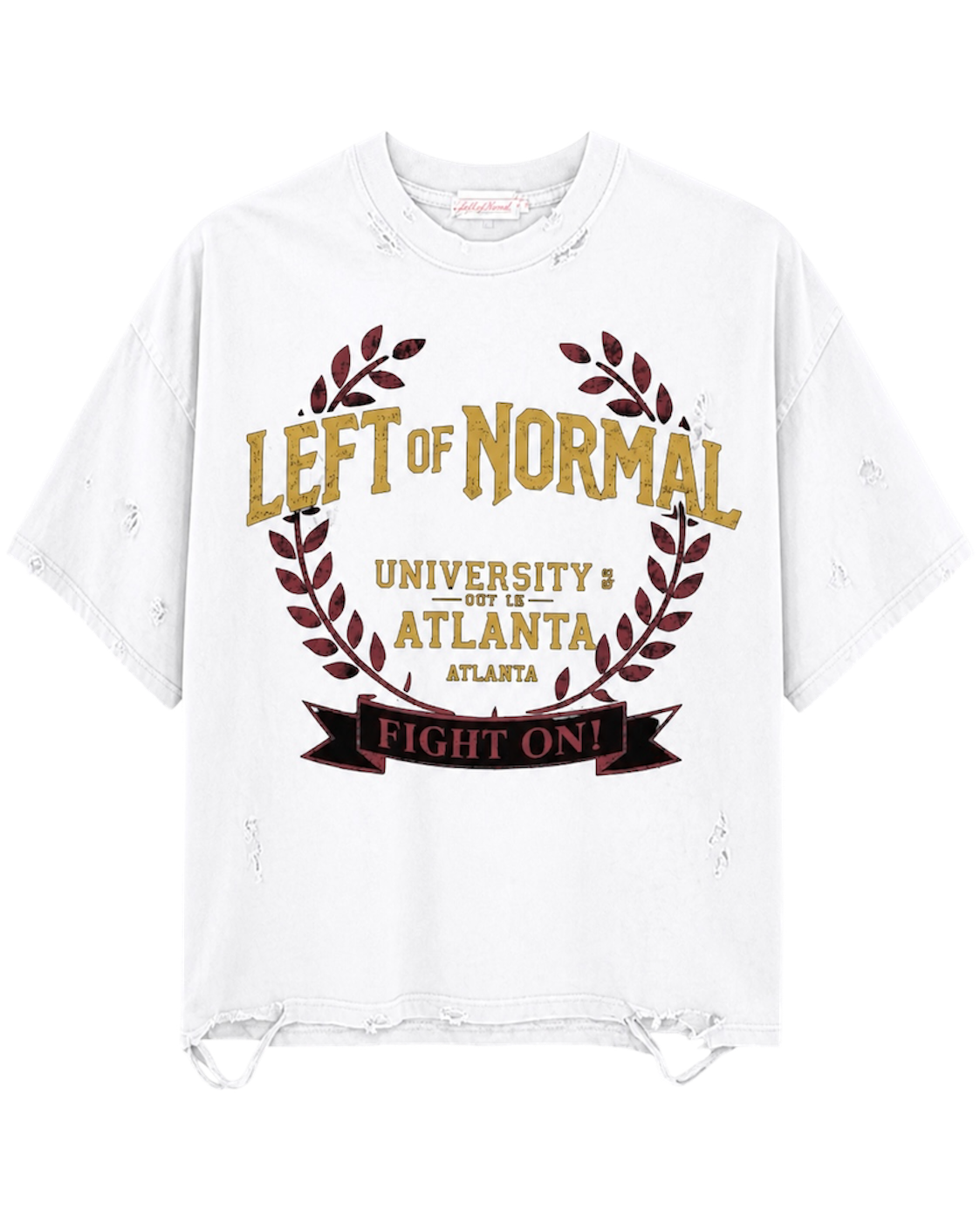 “LON University” tee white